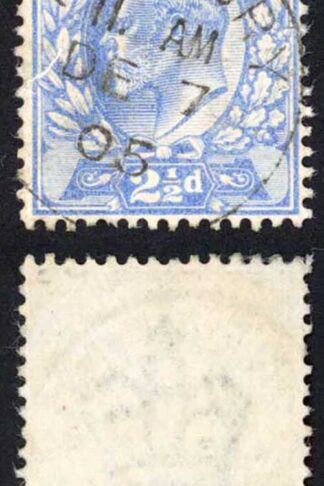 KEVII SG231 2 1/2d Pale Ultramarine DLR CDS Used