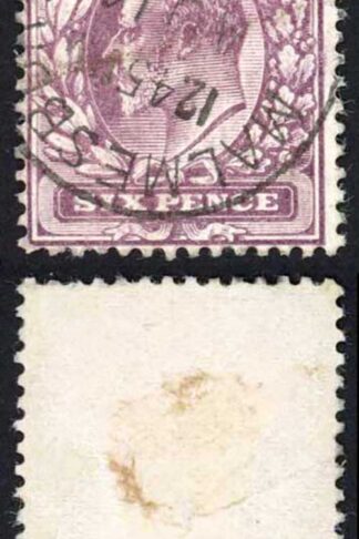 KEVII SG248 6d Dull purple/chalky DLR CDS Used