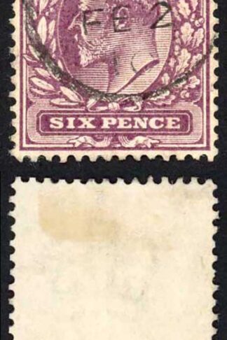 KEVII SG248 6d Dull purple/chalky DLR CDS Used
