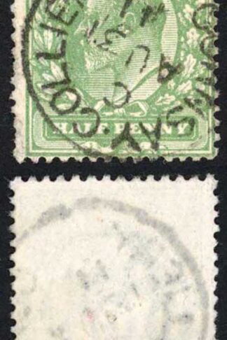 KEVII SG267 1/2d Dull Yellow Green Harrison Perf 14 Superb CDS