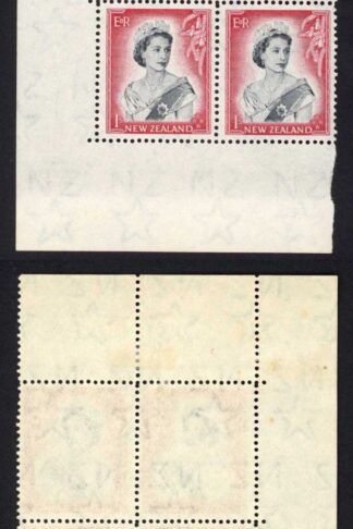 New Zealand SG732 Frame retouch Block of 16 U/M
