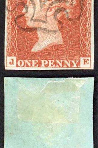 1841 Penny Red (JE) Plate 37 SUPERB Four margins Cat 110 pounds