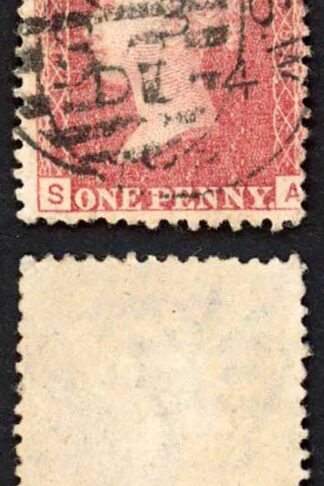 SG44 Penny Plate 101 (SA) LONDON SW CDS