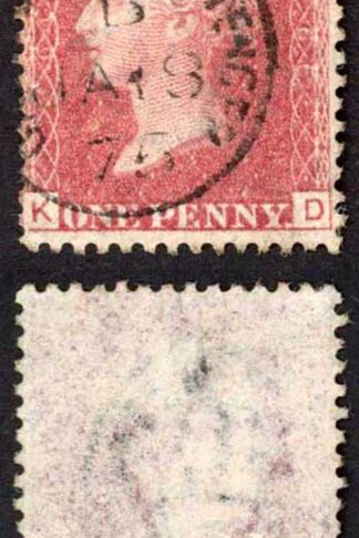 SG44 Penny Plate 166 (KD) CARLISLE SORTING TENDER CDS
