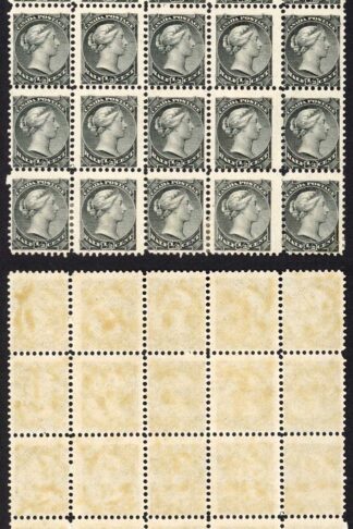 Canada SG101 1/2c Black Mint Block of TWENTY Cat 440++++ pounds