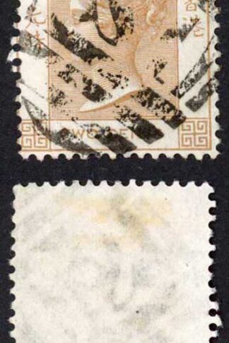 Hong Kong SG8b 2c Pale yellowish brown Cat 13 pounds