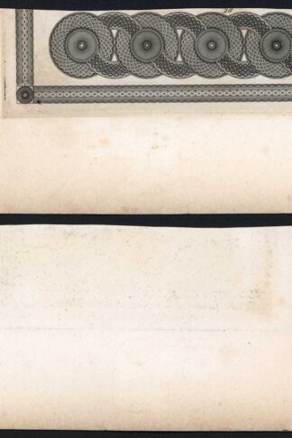Perkins Fairman and Heath (Perkins Bacon) Patent Hardened Steel Plate Circa 1820