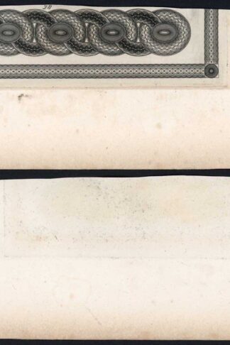 Perkins Fairman and Heath (Perkins Bacon) Patent Hardened Steel Plate Circa 1820