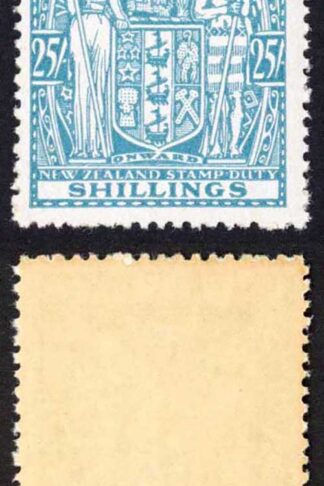New Zealand SGF204 25/- Greenish Blue (wmk Upright) Fine U/M Cat 850 pounds