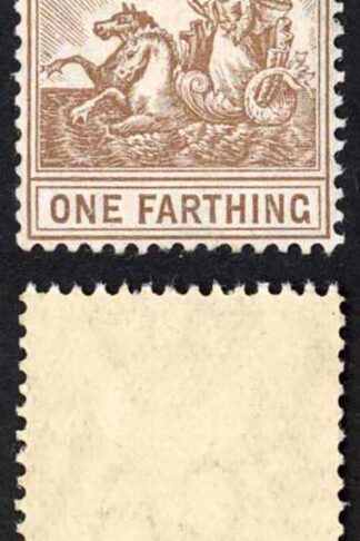 Barbados SG163 1/4d Brown Wmk Mult CA U/M Cat 11 pounds