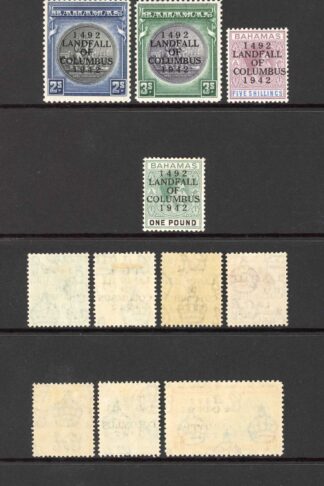 Bahamas SG162/75a Set of 14 M/M Cat 90 pounds