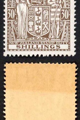 New Zealand SG F205w 30/- (Wmk Inverted) U/M Toned Gum Very Fresh Cat 500