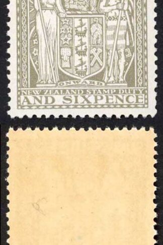 New Zealand SG F198 7/6 Olive-grey U/M Very Fresh Cat 120 pounds