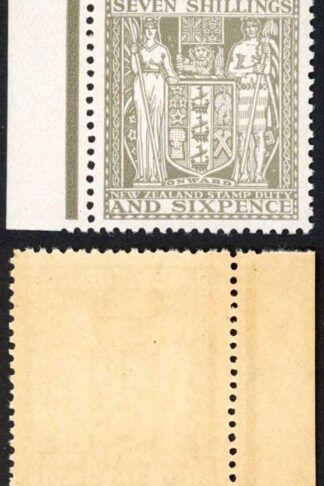 New Zealand SG F198 7/6 Olive-grey U/M Very Fresh Cat 120 pounds
