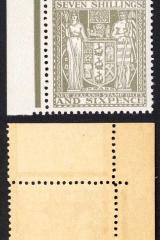 New Zealand SG F198 7/6 Olive-grey U/M Very Fresh Cat 120 pounds