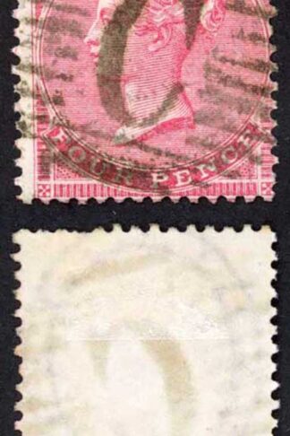 Constantinople SGZ90 4d Rose wmk Garter C postmark Cat 48 pounds