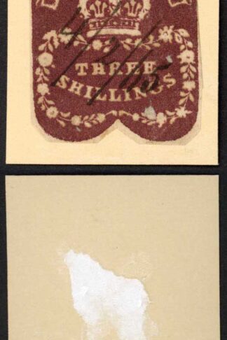 Cape of Good Hope BF7 1864 Revenue 3/- Brown