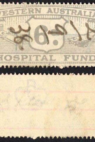 Western Australia 6d Grey Hospital Fund BF7