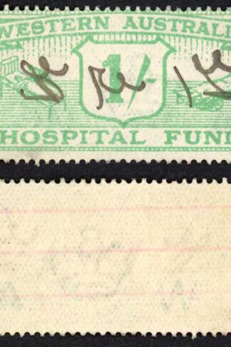 Western Australia 1/- Emerald Hospital Fund BF9