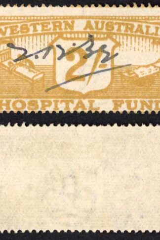 Western Australia 2/- Ochre Hospital Fund BF10