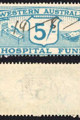 Western Australia 5/- Turquoise Hospital Fund BF11