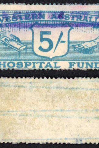 Western Australia 5/- Turquoise Hospital Fund BF11