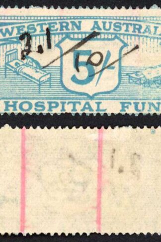 Western Australia 5/- Turquoise Hospital Fund BF11
