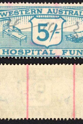 Western Australia 5/- Turquoise Hospital Fund BF11