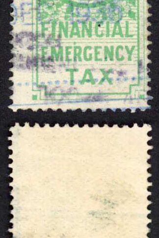 Western Australia 1/- Emerald Financial Emergency Tax BF9