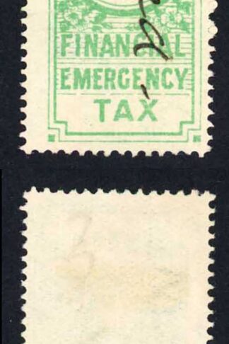 Western Australia 1/- Emerald Financial Emergency Tax (Creased) BF9