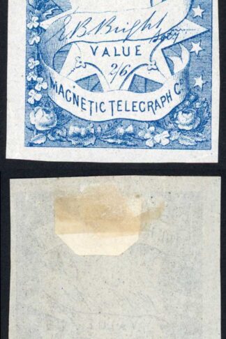Private Telegraph FRANK STAMP 2/6 PROOF (no control number)