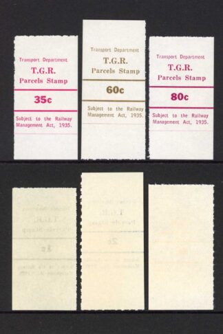 Tasmania 1968 Parcel Stamp Transport Department 1935 Act Selection U/M