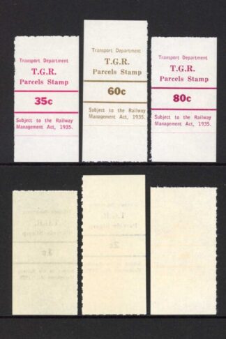 Tasmania 1968 Parcel Stamp Transport Department 1935 Act Selection U/M