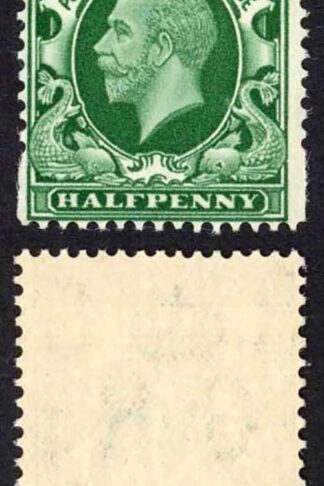 KGV 1/2d Photogravure Last 6mm imperf Between at Base U/M