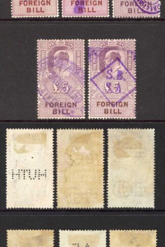 Foreign Bill KEVII High Value Selection
