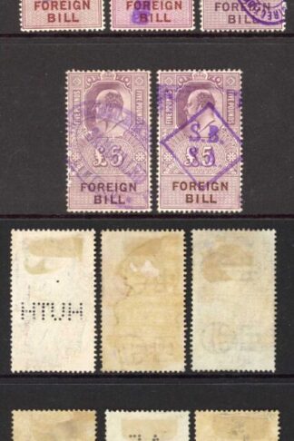 Foreign Bill KEVII High Value Selection