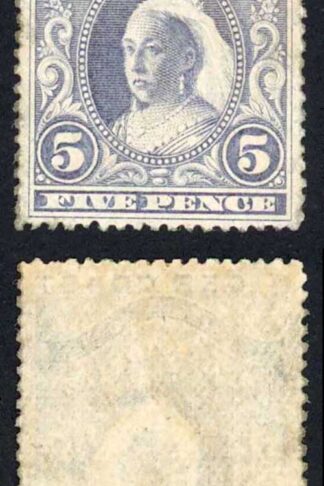 Nigeria SG49 1894 QV 5d Grey Lilac Perf 14.5 x 15 M/M