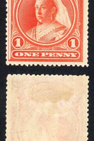 Nigeria SG52 1894 1d Orange-vermillion Perf 14.5 x 15 M/M