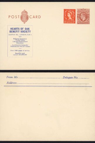 CS129 KGVI 2d Brown Postcard Stamped to Order Issue size G