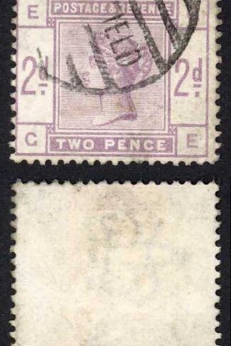 SG189 2d Lilac and Green fine used Cat 80 pounds