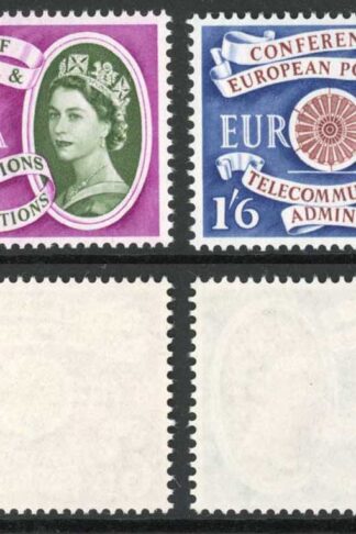 SG621-2 1960 Europa set U/M