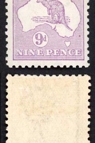 Australia SG39 9d Violet M/M Cat 65