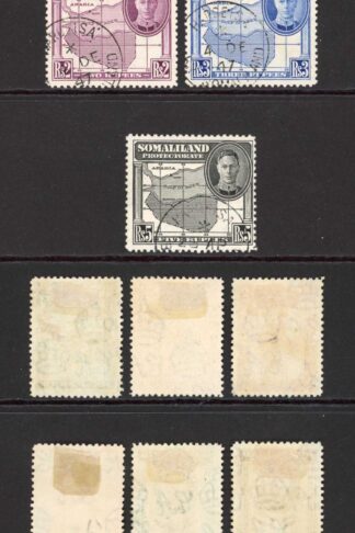 Somaliland SG105/116 1942 Set of 12 FINE USED cat 50 pounds