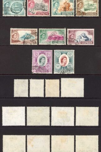 Cyprus SG173/87 Set plus the 15c shades cat 103 pounds
