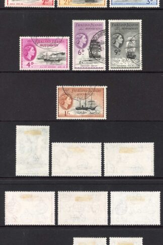 Falkland Is Dependencies SGG26/G35 Set to 1/- Fine used Cat 34.45 pounds