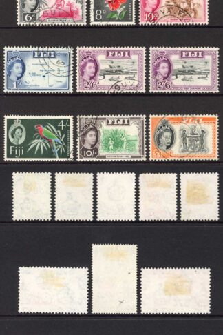Fiji SG298/310 Set of 13 with extra 2/6 Cat 22 pounds