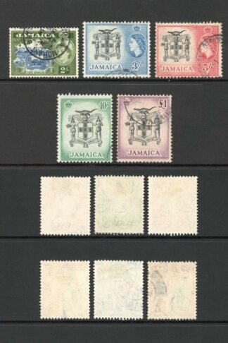 Jamaica SG159/74 (no 2 1/2d or 4d) used Cat 59.40 pounds