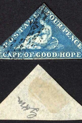 Cape of Good Hope SG6a 4d Blue Cat 90