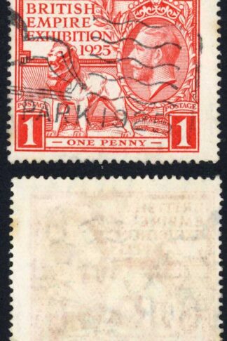 SG432 1d 1925 Wembley used cat 30 pounds