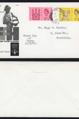 SG634-5 1963 F.F.H Set on illustrated First Day Cover
